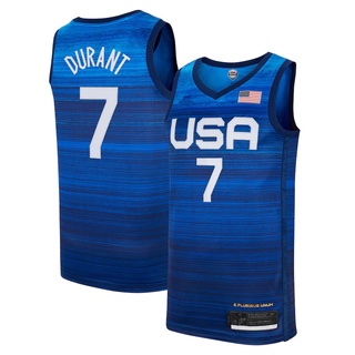 original 2021 usa jersey 7# durant lillard tatum ravengreen baloncesto camisa copa del mundo e802 (5)