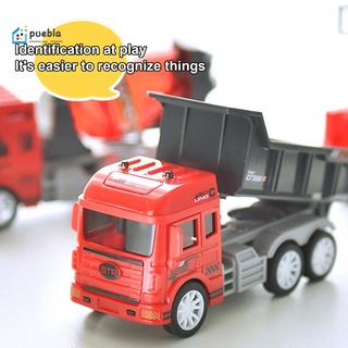 pu No batería construcción camión modelo camión de bomberos construcción Dumper coche juguete escalera de elevación para niños