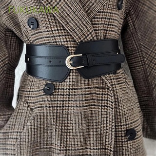 FUKUKAWA Clásico Vestido de cintura Lujo Color sólido Cintura de mujer Belleza Fiesta Grande Negro Mujer Hembra Cinturón ancho/Multicolor