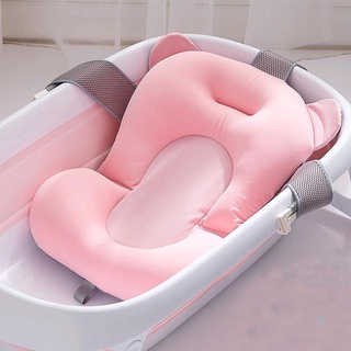 Baby Shower Bath Tub Pad Non-Slip Bathtub Seat Support Safety Newborn Security Foldable Support W4P9 (9)