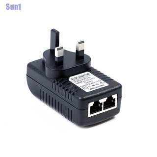 Sun1> 48V Dc A Poe inyector Poe interruptor Ethernet adaptador de alimentación enchufe Uk