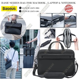 Baseus - bolsa de hombro para MACBOOK, portátil, oficina, escuela, oficina, bolsa de viaje