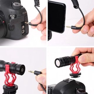 Micrófono De 3.5 mm On-cámera Boya By-Mm1 Compacto Para V Deo/Vlogging/micrófono (5)