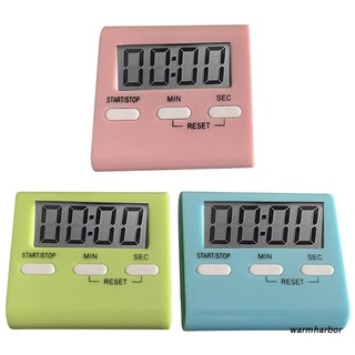 warmharbor digital temporizador de cocina grandes dígitos fuerte alarma magnética cronómetro reloj de huevo temporizador para cocinar hornear juegos deportivos oficina