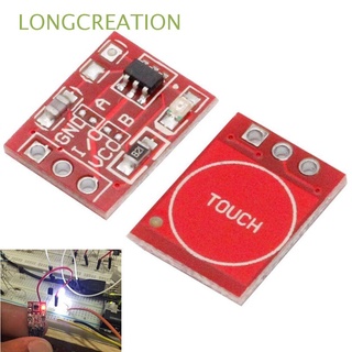 LONGCREATION Generalidades Botón de contacto Ttp23 Interruptores de condensador Interruptor de contacto Reconstrucción de canalúnico Tecla de contacto 10 PCs Con o sin llave Módulo de conmutación/Multicolor