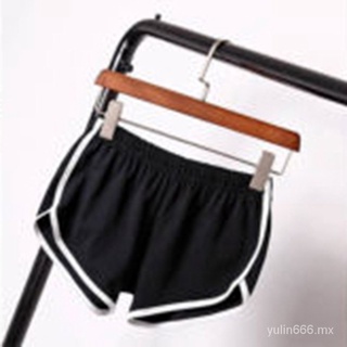 YL🔥Stock listo🔥pantalones cortos deportivos para mujer/gimnasio/cinturilla/shorts cortos ajustados (8)