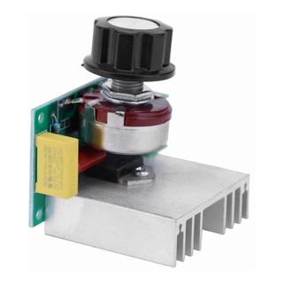 Regulador De Voltaje Dimmer Luz Velocidad 110vac 20a 4000w (2)