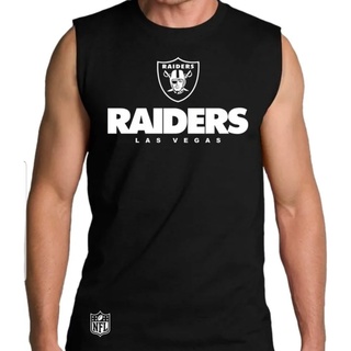 Playera sin Mangas en color negro Las Vegas Raiders, NFL