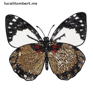 【lucaiitombert】 Iron On Patch Embroidered Applique Shirt Pants Sewing on Holes Clothes Butterfly [MX] (6)