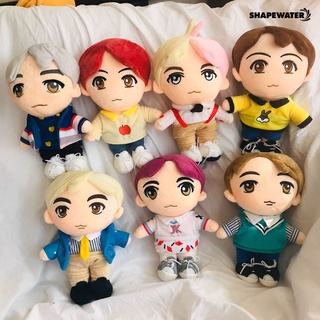 Stylish Cartoon Mini Washable BTS Idols Model Kids Toys Plush Doll Birthday Gift