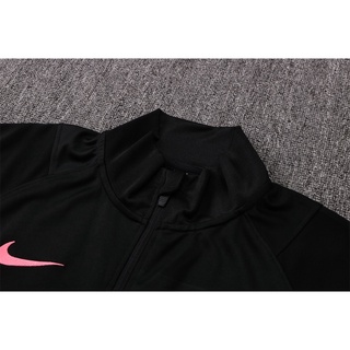 21 / 22 High Quality PSG Paris Pink &Black Football Jacket And Pants (4)
