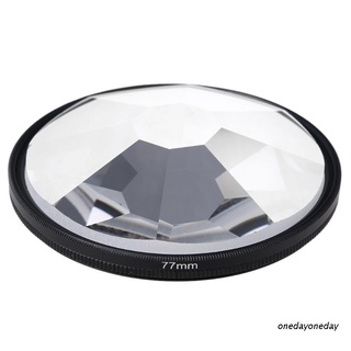 One: colorido prisma 77 mm filtro caleidoscopio Prism Variable número de objetos de disparo Gourmet efecto boda SLR accesorios (1)