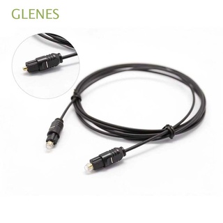 GLENES Durable Cable óptico de audio Cuerda Cable de audio digital Cable óptico de audio digital Cable Spdif MD 1 m 1,5 m 2 m 3,5 m 10 m OD 2.2 Alta calidad Fibra óptica Línea de audio