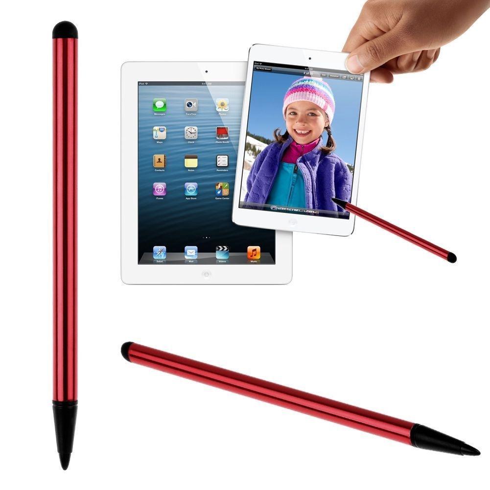 Qipin 1 pza lápiz capacitivo Universal de doble cabeza/lápiz capacitivo para pantalla táctil/tableta/IPad/Samsung/12cm (5)
