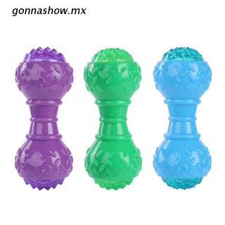 gonnashow.mx mascota masticar hueso molar chirriante sonido brillante juguete duradero resistente perro cachorro limpieza dientes mordedura palo