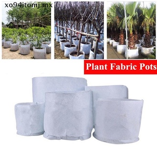 TOMJ - macetas de tela redonda para plantas, contenedor de raíz, aireación, contenedor de jardín.