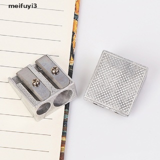 [meifuyi3] nuevo sacapuntas de metal confiable de doble agujero de dibujo sacapuntas mx567 (4)