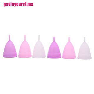 Promoción[gavmx] copa menstrual para mujeres producto de higiene de grado médico silicona uso de vagina