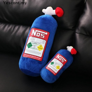 [nuevo] Almohada de botella de óxido nitroso NOS, decoración de coche, reposacabezas, almohada de felpa creativa [Yescont]