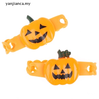 Yanca Halloween luminosa pulsera de calabaza Halloween decoración de fiesta infantil. (2)