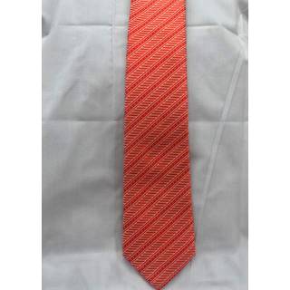 Corbata roja con estampado