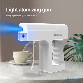 2021 nuevo 300ML inalámbrico Nano azul luz vapor Spray desinfección pulverizador pistola de carga USB?