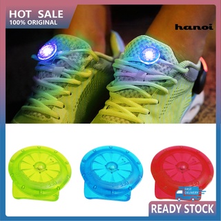 Hjs_ Mini lámpara de advertencia LED con Clip redondo para zapatos/luz nocturna/correr/ciclismo/deportivo