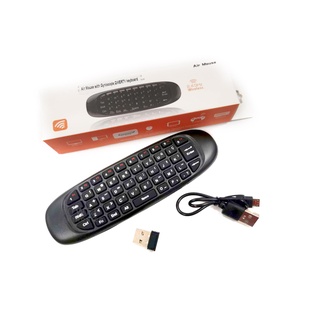 mini teclado con air mouse inalamabrico control para smart tv/compu recargable modelo djp-10 (3)