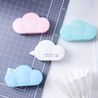 1pc 5mm x 5m deli lindo kawaii nube mini cinta de corrección coreana dulce papelería novedad oficina suministros escolares