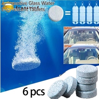 GX 6 Pcs/Set Car Windshield Glass Washer Cleaner Compact Effervescent Tablets Detergent (1)