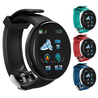 Reloj inteligente De promoción D18 Bluetooth deportivo con Monitor De presión arterial/ritmo cardíaco (8)