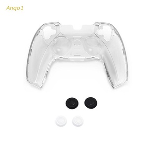 Anqo1 Transparent PC Soft Case Skin Grip Cover For PS5 Nacon 2 Wireless Controller