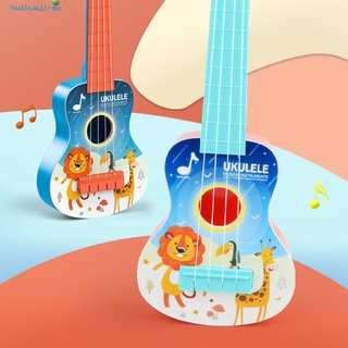 huihuaji portátil niños ukelele guitarra mini instrumentos musicales guitarra ukelele capacidad cognitiva para la educación temprana