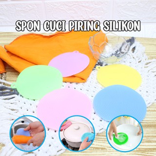 Esponja de silicona para lavar platos/cepillo de limpieza de goma/herramienta de cocina multiusos