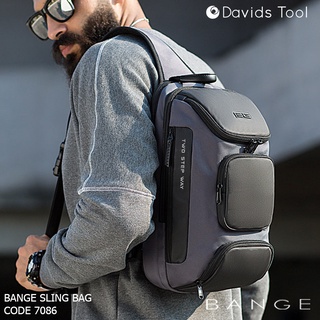 Bange Weistbag hombres impermeable Sling Bag resistente al agua Sling Bag cintura Premium cargador Usb BG7086