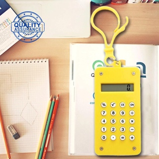 Creativo Color caramelo Mini calculadora lindo Simple portátil matemáticas aprendizaje A2E6