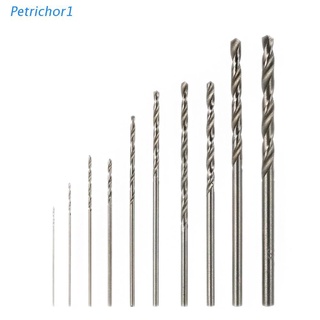 PETR 10Pcs HSS High Speed White Steel Twist Drill Bit Set For Dremel Rotary Tool New