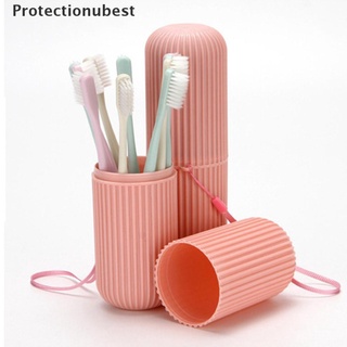 protectionubest cepillo de dientes de viaje taza de lavado taza enjuague bucal taza portátil de pasta de dientes conjunto de almacenamiento npq