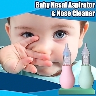 FRANCES - aspirador Nasal para nariz, absorbente de mocos, silicona, recién nacido, rosa, seguridad para bebés, verde, limpiador de nariz, Multicolor (6)