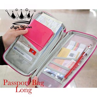 Importación pasaporte bolsa de viaje bolsa pasaporte largo viaje