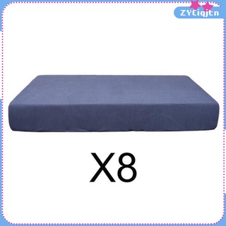 8pcs Elastic Jacquard Sofa Futon Seat Cushion Slipcover for Living Room