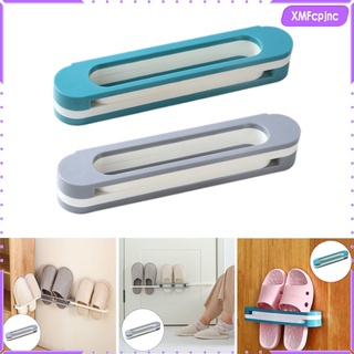 [XMFCPJNC] Slipper Rack Hanging Shoes Organizers Foldable Extendable Holder Shoes Hanger Wall Mounted Shoes and Bathroom Towel