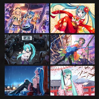 Póster vocaloid Hatsune Miku pósters Anime papel pintado pegatina