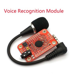 Módulo de reconocimiento de voz (Compatible con Ard uino, fácil control) con cable Micro y 4 pines