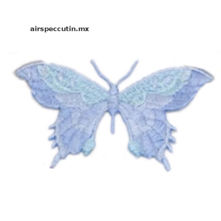 【airspeccutin】 Embroidery Butterfly Sew Iron On Patch Badge Embroidered Fabric Applique DIY [MX]
