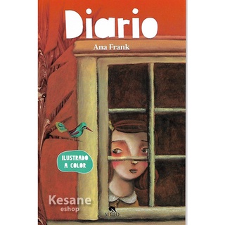 Diario De Ana Frank Libro A Color Ilustrado Cuento Infantil