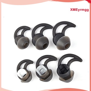 [xmeyrmgg] auriculares de repuesto para aislamiento de ruido 3 pares (s, m, l) con almohadillas de confort extra capa para bose qc20 qc20i soundsport