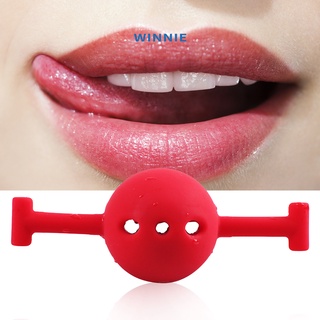 (we) boca mordaza bola transpirable mujeres accesorios silicona bondage restricción correa juguete sexual para adultos