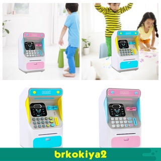 Reconocimiento facial electrónico cajero automático de ahorro banco contraseña moneda dinero en efectivo máquina de juguete para niños educación temprana (9)