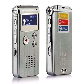 8gb Digital sonido grabadora de Audio dictáfono reproductor MP3 grabadora de voz grabadora de Audio reproductor MP3
